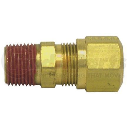 1368-6DR by TECTRAN - DOT Male Ferrule Connector Fitting for Nylon Tubing, 3/8" Tube Size, 1/2" Pipe Thread, Fix-it-Pack