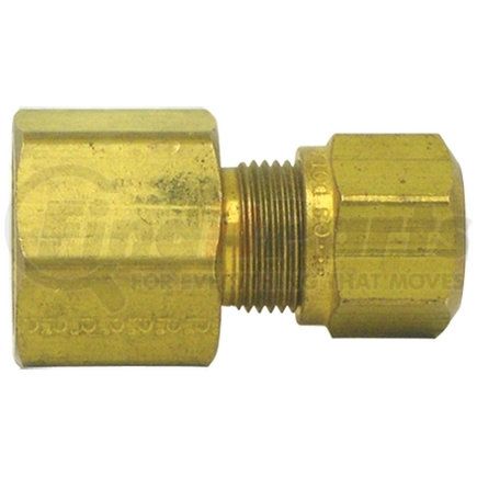 1366-10C by TECTRAN - Air Brake Air Line Connector Fitting - Brass, 5/8 in. Tube, 3/8 in. Pipe Thread, Female