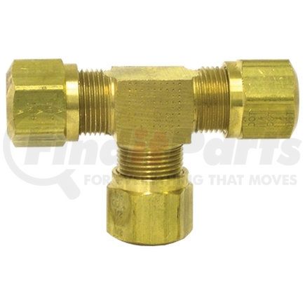 1364-6 by TECTRAN - Air Brake Air Line Union - Brass, 3/8 in. Tube Size