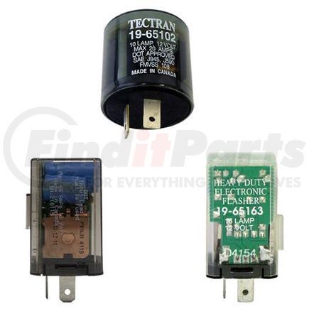 19-65163 by TECTRAN - Flasher 16 Lamp- 35A 3  Prongs-" - (Avail While Supplies Last)