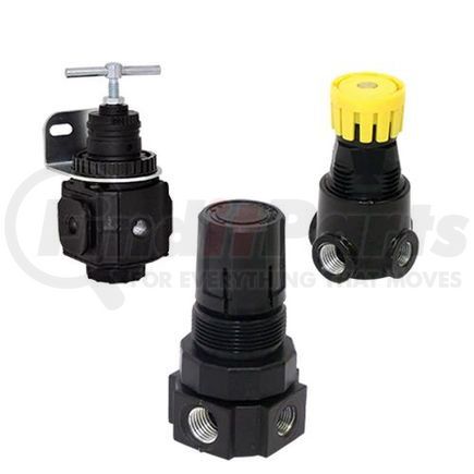 80-1066 by TECTRAN - ABS Pressure Relief Valve - Panel Mount, Max. Input Pressure 300 psi, Relieving Type