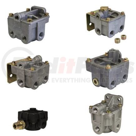 TV28065 by TECTRAN - Air Brake Relay Valve - Model MD, 4.5 psi, (2) 1/2 Horizontal Delivery Ports