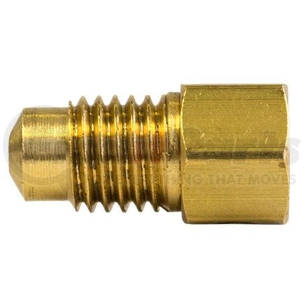 47897 by TECTRAN - Inverted Flare Fitting - Brass, 5/16 Male, 3/16 Female, Dual Master Cylinder Adapter