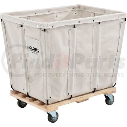 800355 by GLOBAL INDUSTRIAL - Global Industrial&#8482; KD, 12 Bushel, Canvas Basket Bulk Truck