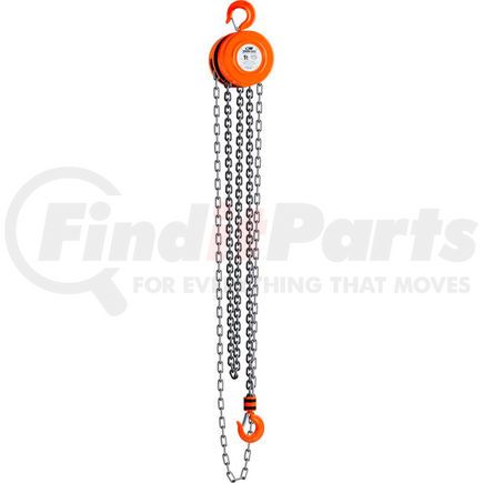 2264A by COLUMBUS MCKINNON - CM Series 622 Hand Chain Hoist, 1 Ton Capacity, 30 Ft. Lift