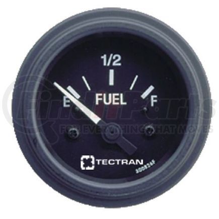 95-2631 by TECTRAN - Fuel Level Gauge - Chrome Bezel, E, 1/4, 1/2, 3/4, Full, 240-33 ohm, 12V