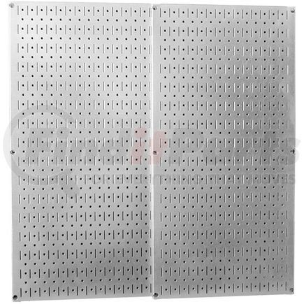 30-P-3232 GV by WALL CONTROL - Wall Control Pegboard Pack- 2 Panels, Galvanized Metallic, 32" X 32" X 3/4"