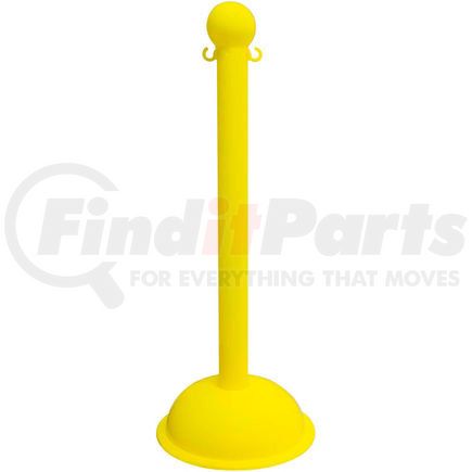 99902 by GLOBAL INDUSTRIAL - Mr. Chain Heavy Duty Plastic Stanchion Post, 41"H, Yellow