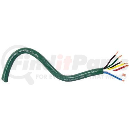 742208AT by TECTRAN - Gauge Cable - 50 ft., Green, 4/12-2/10-1/8 Gauge, ABS Duty, Articflex