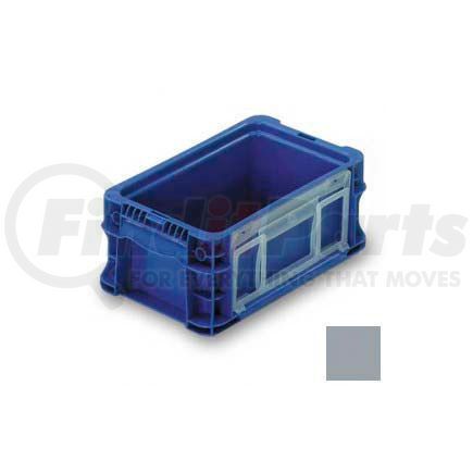 NSO1207-5-GY by LEWIS-BINS.COM - ORBIS Stakpak NSO1207-5 Modular Straight Wall Container, 12"L x 7-13/32"W x 5"H, Gray