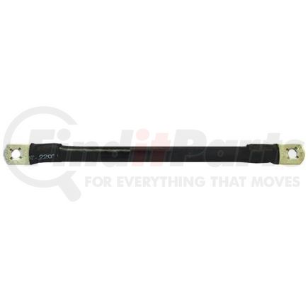 C2/0TSX8 by TECTRAN - Battery Cable - 8 inches, 2/0 Gauge, Black, Top Stud to Top Stud