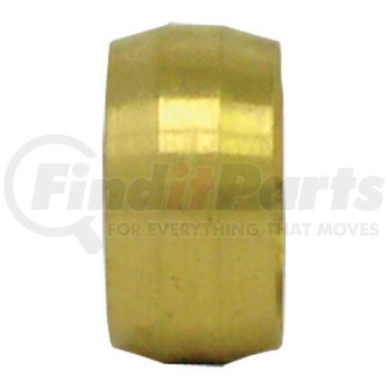 60-4 by TECTRAN - Compression Fitting Sleeve - Brass, 1/4 inches Tube Size, Sleeve