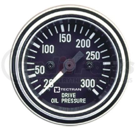 95-2207 by TECTRAN - Engine Oil Pressure Gauge - Chrome Bezel, 5-100 psi, Mechanical