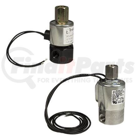 80-1074SS by TECTRAN - Air Brake Solenoid Valve - 12V, Normally Closed, (3) 1/4 in. NPT Ports, Bottom Mount