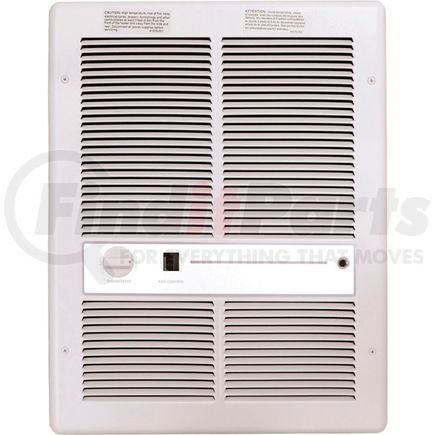 H3317T2SRPW by TPI - TPI Fan Forced Wall Heater With Summer Fan Switch H3317T2SRPW - 4800W 240V White