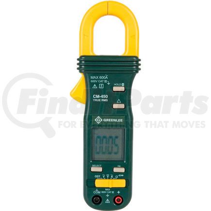 CM-450 by GREENLEE TOOL - Greenlee&#174; CM-450 True Rms Clampmeter, Ac