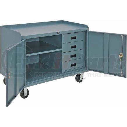 253756 by GLOBAL INDUSTRIAL - Global Industrial&#153; 48 x 26 4 Drawer Mobile Cabinet Bench