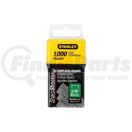 TRA205T by STANLEY - Stanley TRA205T Light Duty Wide Crown Staples 5/16", 1,000 Pack