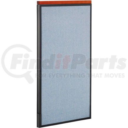 277676BL by GLOBAL INDUSTRIAL - Interion&#174; Deluxe Office Partition Panel, 24-1/4"W x 43-1/2"H, Blue