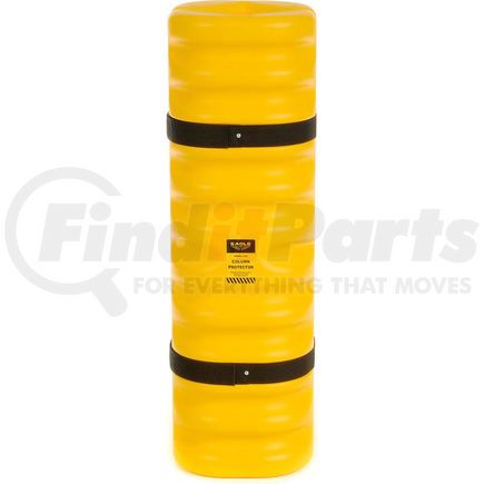 1704 by JUSTRITE - Eagle Narrow Column Protector, 4"- 6" Column Opening, 13"O.D. x 42"H, Yellow, 1704