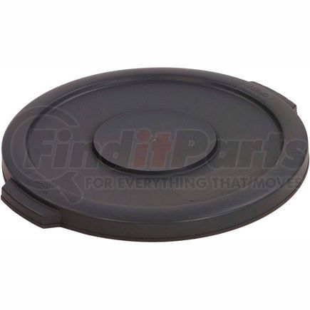 34104523 by CARLISLE - Carlisle Bronco Round Waste Container Lid, 44 Gallon, Gray - 34104523