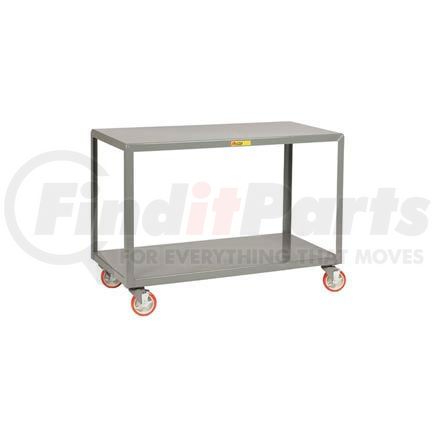 IP-3060-2BRK by LITTLE GIANT - Little Giant&#174; Mobile Table, 2 Shelves, 30"Wx60"L, 1000 Lbs. Cap.