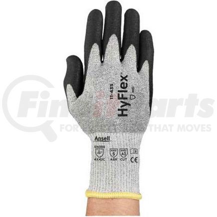 288908 by ANSELL - HyFlex&#174; Polyurethane Coated Cut Resistant Gloves, Ansell 11-435, Size 10, 1 Pair