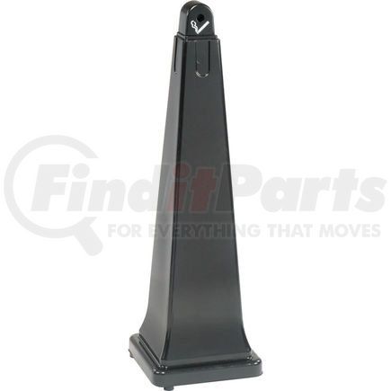 FG257088BLA by RUBBERMAID - Rubbermaid Groundskeeper Smokers Receptacle Black