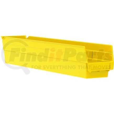 30124YELLO by AKRO MILS - Akro-Mils Plastic Nesting Storage Shelf Bin 30124 - 4-1/8"W x 23-5/8"D x 4"H Yellow