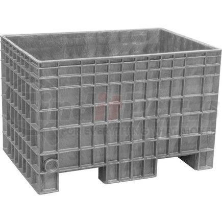 BF4229280051000 by AKRO MILS - Buckhorn BF4229280051000 - 42x29x28 Agricultural Bulk Container-FDA Compliant Light Gray