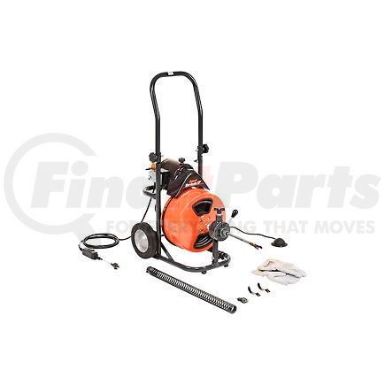 P-XP-D by GENERAL WIRE SPRING COMPANY - General Wire P-XP-D Mini-Rooter XP Drain/Sewer Cleaning Machine W/ 75' x 1/2"Cable & 4 Pc Cutter Set