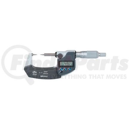 342-351-30 by MITUTOYO - Mitutoyo 342-351-30 Digimatic 0-1"/25.4MM Point Anvil Micrometer Data Output & Ratchet Stop Thimble
