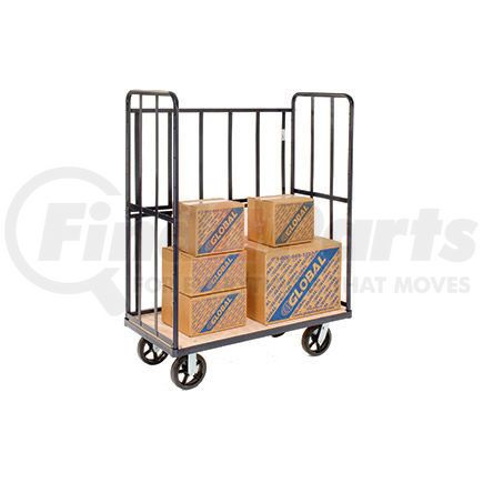 585293 by GLOBAL INDUSTRIAL - Global Industrial&#8482; High End Wood Shelf Truck 60 x 30 1200 Lb. Capacity