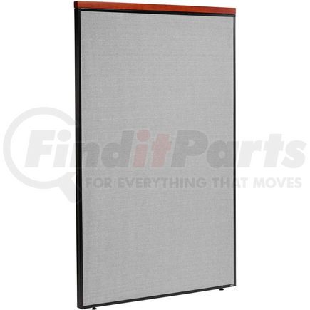 277530GY by GLOBAL INDUSTRIAL - Interion&#174; Deluxe Office Partition Panel, 48-1/4"W x 73-1/2"H, Gray