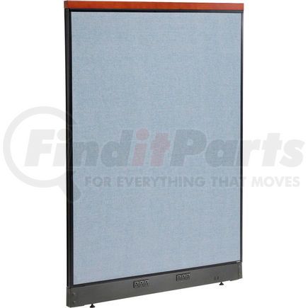 277554EBL by GLOBAL INDUSTRIAL - Interion&#174; Deluxe Electric Office Partition Panel, 48-1/4"W x 65-1/2"H, Blue