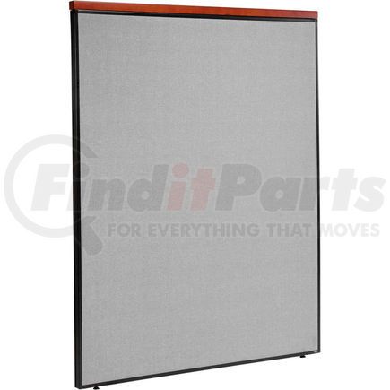 277533GY by GLOBAL INDUSTRIAL - Interion&#174; Deluxe Office Partition Panel, 60-1/4"W x 73-1/2"H, Gray