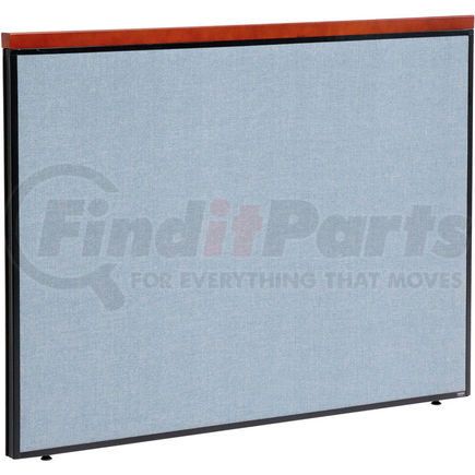 277531BL by GLOBAL INDUSTRIAL - Interion&#174; Deluxe Office Partition Panel, 60-1/4"W x 43-1/2"H, Blue