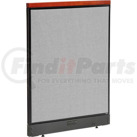 277543EGY by GLOBAL INDUSTRIAL - Interion&#174; Deluxe Electric Office Partition Panel, 36-1/4"W x 47-1/2"H, Gray