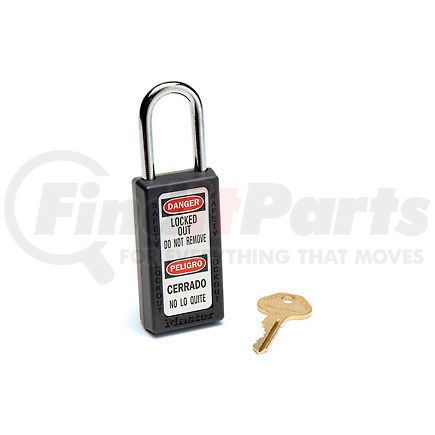 411BLK by MASTER LOCK - Master Lock&#174; Safety 411 Series Zenex&#153; Thermoplastic Padlock, Black, 411BLK
