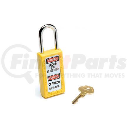 411YLW by MASTER LOCK - Master Lock&#174; Safety 411 Series Zenex&#153; Thermoplastic Padlock, Yellow, 411YLW