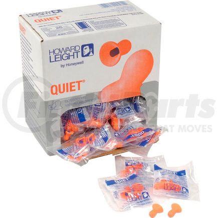 QD1 by NORTH SAFETY - Howard Leight&#8482; By Honeywell QD1 Quiet Multiple Use Uncorded Earplug, 100/Box