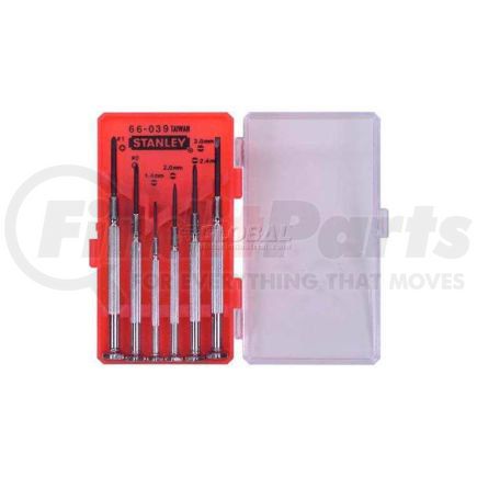 66-039 by STANLEY - Stanley 66-039 6 Piece Jeweler's Precision Screwdriver Set