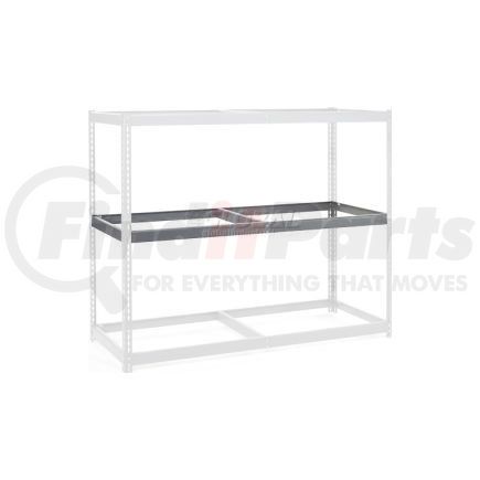 601259 by GLOBAL INDUSTRIAL - Global Industrial&#153; Additional Level For Wide Span Rack 72"W x 30"D No Deck 900 Lb Capacity, Gry