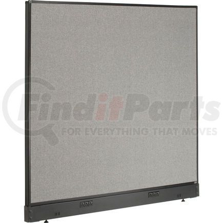 240226EGY by GLOBAL INDUSTRIAL - Interion&#174; Electric Office Partition Panel, 60-1/4"W x 46"H, Gray