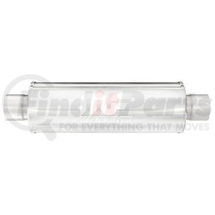 10415 by MAGNAFLOW EXHAUST PRODUCT - Straight-Through Performance Muffler; 2.25in. Center/Center;  4x14x4 Body