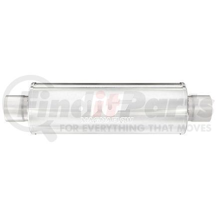 10434 by MAGNAFLOW EXHAUST PRODUCT - Straight-Through Performance Muffler; 2in. Center/Center; 4x22x4 Body