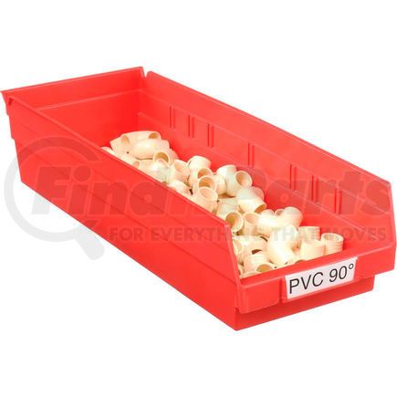 30138RED by AKRO MILS - Akro-Mils Plastic Nesting Storage Shelf Bin 30138 - 6-5/8"W x 17-7/8"D x 4"H Red