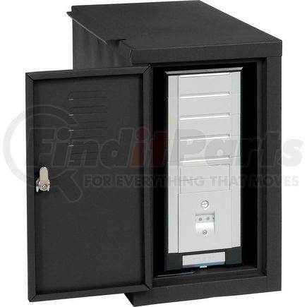 242299BK by GLOBAL INDUSTRIAL - Global Industrial&#8482; Computer CPU Cabinet Side Car, Black