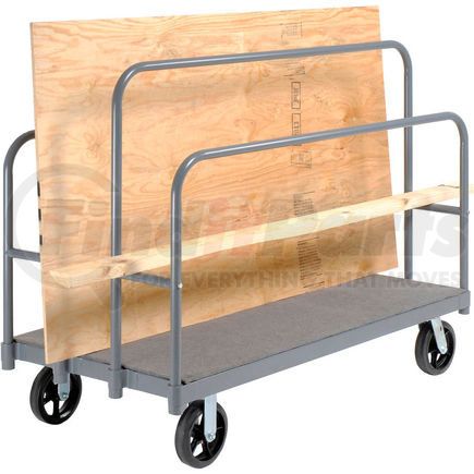 241444C by GLOBAL INDUSTRIAL - Global Industrial&#8482; Panel, Sheet & Lumber Truck with Carpeted Deck 2400 Lb. Capacity