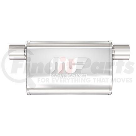 14377 by MAGNAFLOW EXHAUST PRODUCT - Straight-Through Performance Muffler; 2.5in. Offset Same Side;  4x14x9 Body